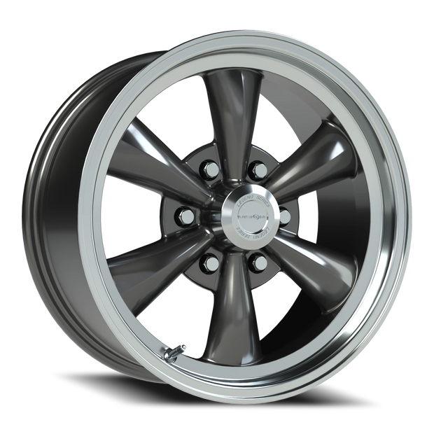 Vision Legend 6 17x8 6x139.7 19mm Gunmetal Machined Lip : 141H7883GM19