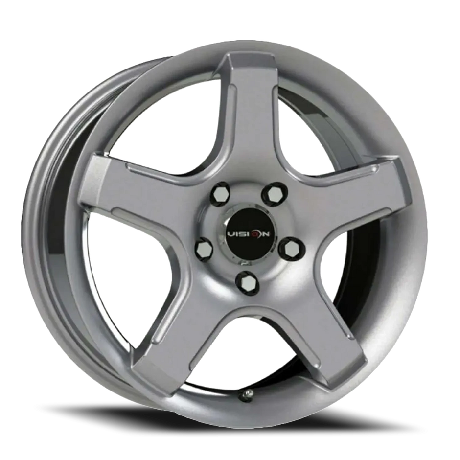 Vision MB 14 15x6.5 4x114.3 38mm Silver : 14-5648S38