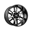 Vision Split 18x9 5x114.3 18mm Gloss Black Machined Face : 419VT8965GBMF18