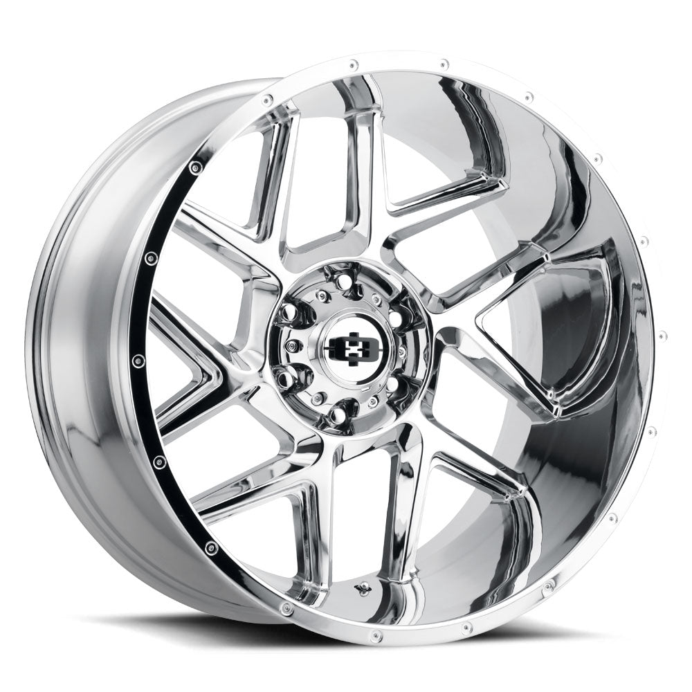 Vision Sliver 20x10 5x127 -25mm Chrome : 360-20073C-25