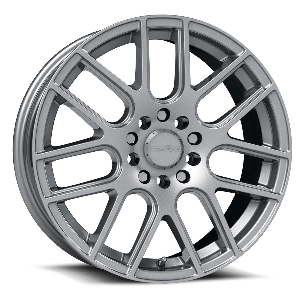 Vision Cross II 17x7.5 5x110/5x115 40mm Winter Paint-Silver( Salt Resistant) : 426H7768WPS40