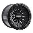 METAL FX UTV 15x10 ALPHA 6R 6x139.7  25 6.46 78.1 SATIN BLACK  - 78790