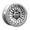 METAL FX UTV Delta Beadlock 15x7 4x136/4x137 BC 110.2 CB +25 Offset 5.0 BS Gunmetal/Contrast Cut  - 78303