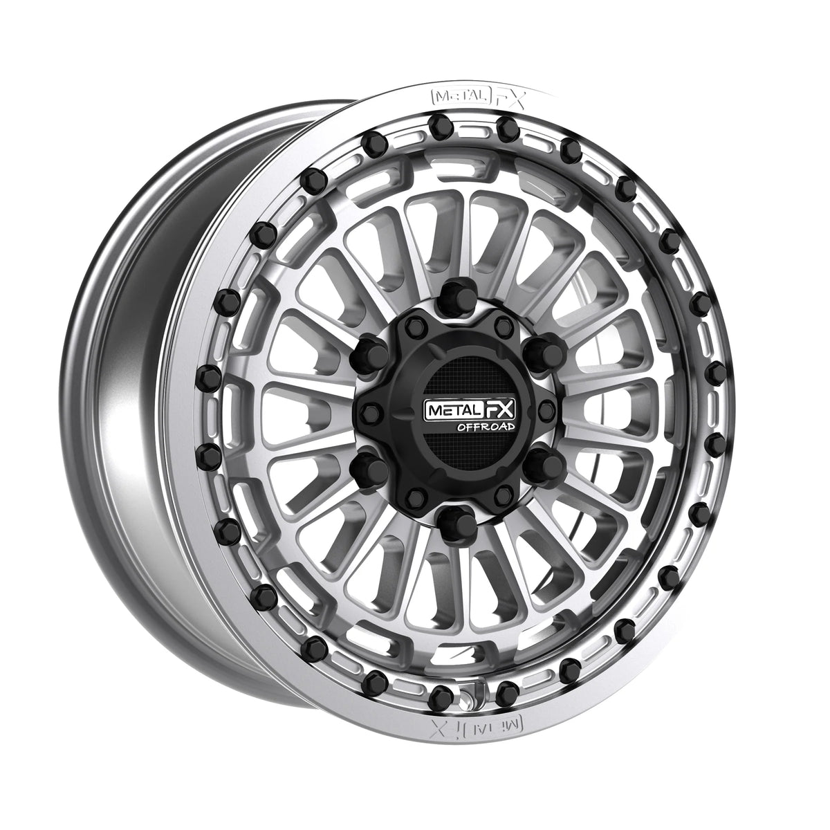 METAL FX UTV Delta R Beadlock 15x10 5x114.3 BC 66.1 CB +0 Offset 5.4 BS Raw  - 78329