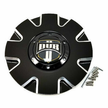DUB PUSH CAP-BLACK/MILLED EDGE - 16390-15BME