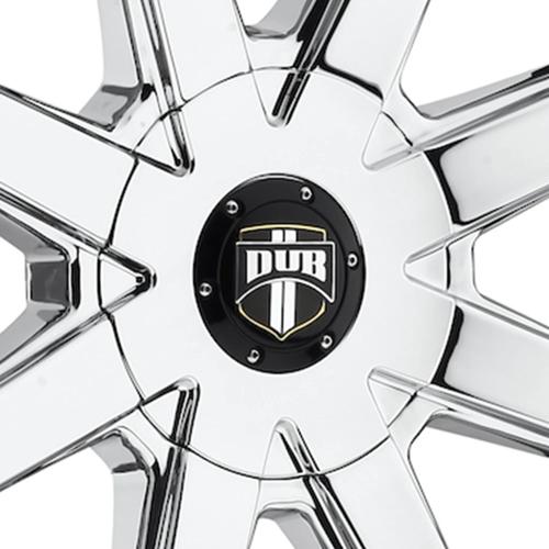 DUB PUSH CAP-POWDER CHROME - 16390-15VP