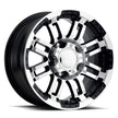Vision Warrior 18x7.5 6x130 55mm Gloss Black Machined Face (Hub Centric Fit for Dodge Sprinter w/15mm Lug Bore) : 375XL8763GBMF55