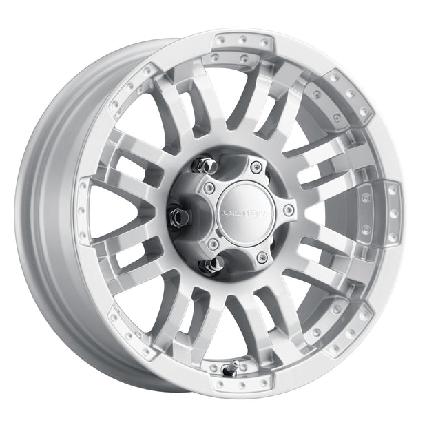 Vision Warrior 14x5.5 5x114.3 0mm Marine Paint Silver (Taller Cap) : 375VTH4565MPS0