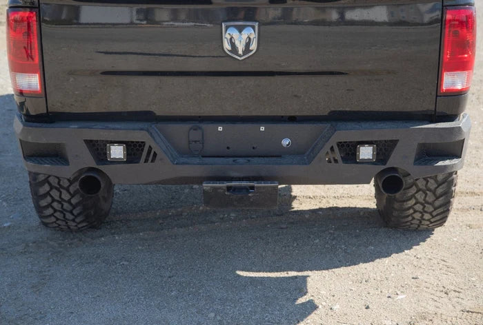 2009-2018 DODGE RAM 1500 ECO SERIES REAR BUMPER FITS DUAL REAR EXHAUST ONLY (INCL. 2019-2024 RAM 1500 CLASSIC) - DG-2964