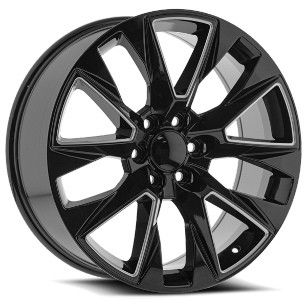 OE. Revolution C-24 24X10 6X139.7 +30 Cb 78.1 Gloss Black & Milled