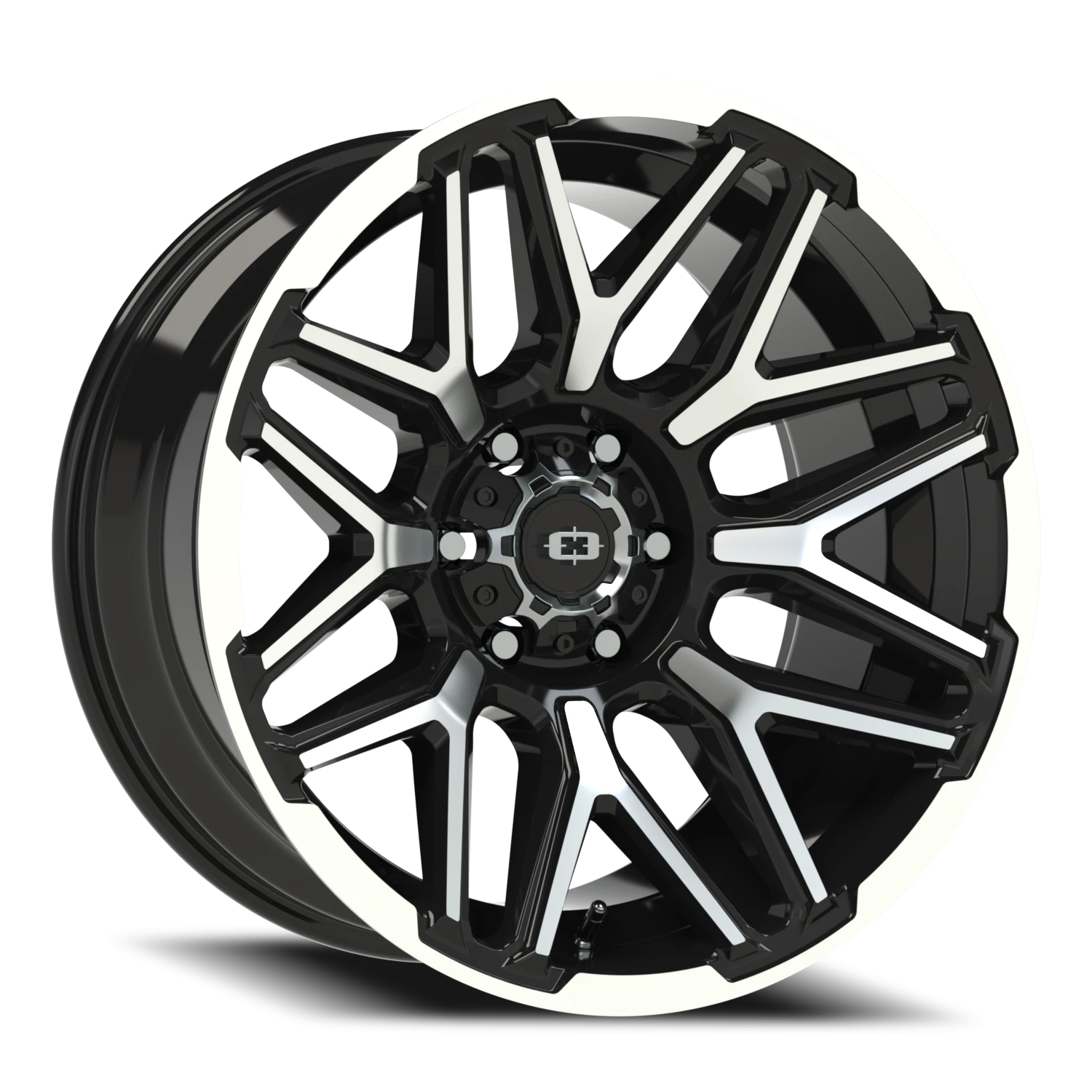 Vision Rekluse 20x10 6x139.7 -25mm Gloss Black Machined Face and Lip : 305-20083GBMFL-25