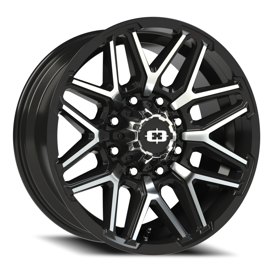 Vision Rekluse 20x9 8x170 12mm Gloss Black Machined Face : 305-2970GBMF12
