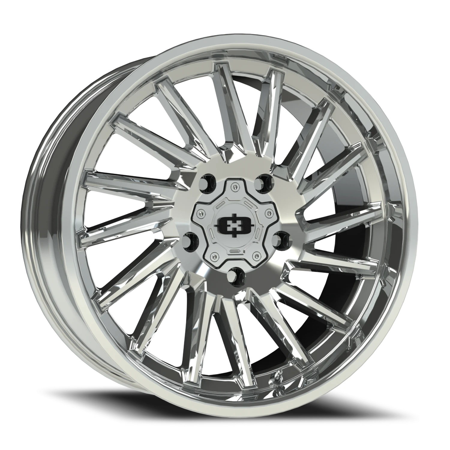 Vision Rapier 20x10 5x127 -25mm Chrome : 306-20073C-25