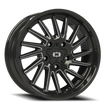 Vision Rapier 20x10 5x139.7 -25mm Gloss Black Milled Spoke : 306-20085GBMS-25