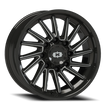 Vision Rapier 22x10 8x180 -19mm Gloss Black Milled Spoke : 306-22087GBMS-19