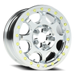 Vision Flow 15x7 5x114.3 61.85mm As-Cast Machined Face Machined Ring/Lip : 351BL157545ACMFMR64