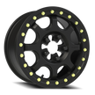Vision Flow 15x6 5x114.3 50.6mm Satin Black : 351BL156545SBBR55