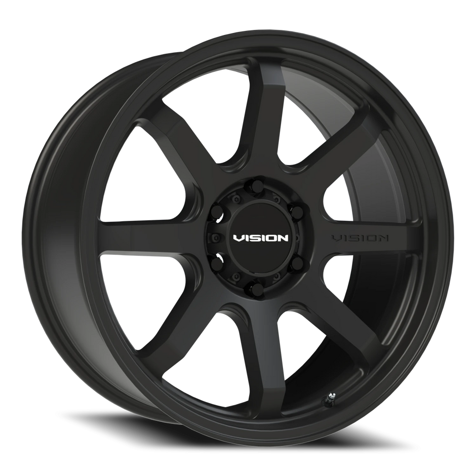 Vision Flow 17x9 6x139.7 -12mm Satin Black : 351-7983SB-12