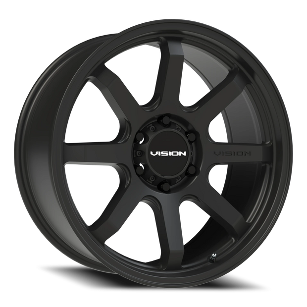 Vision Flow 20x9 6x135 10mm Satin Black : 351-2936SB10