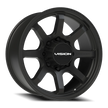 Vision Flow 16x8 8x165.1 0mm Satin Black : 351-6881SB0