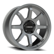 Vision Flow 16x8 5x114.3 0mm Satin Grey : 351-6865SG0