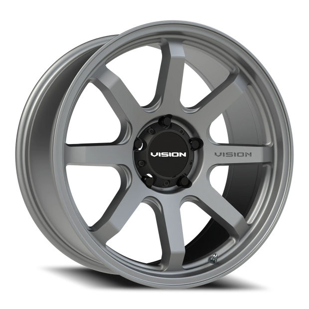 Vision Flow 17x9 5x139.7 -12mm Satin Grey : 351-7985SG-12