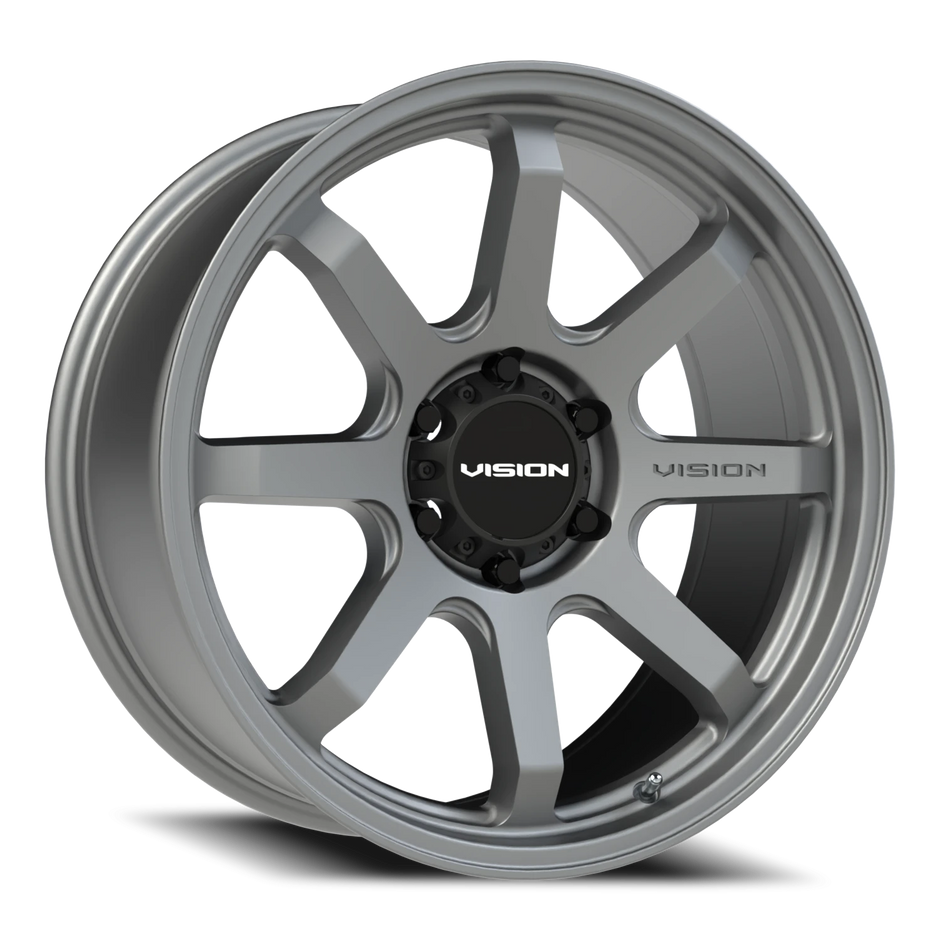 Vision Flow 17x9 6x139.7 -12mm Satin Grey : 351-7983SG-12