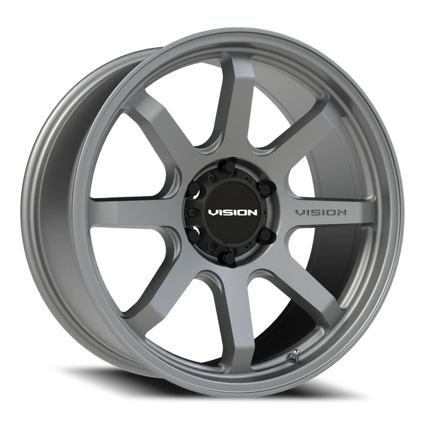 Vision Flow 20x9 6x135 10mm Satin Grey : 351-2936SG10