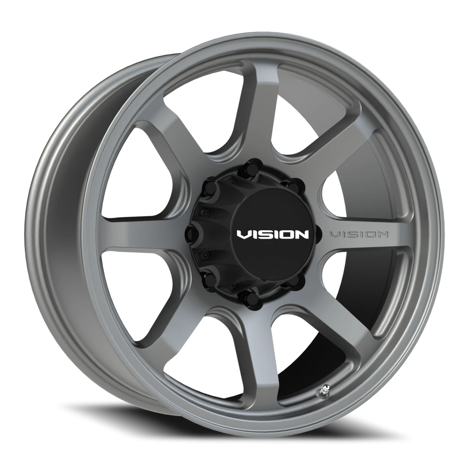 Vision Flow 16x8 8x165.1 0mm Satin Grey : 351-6881SG0