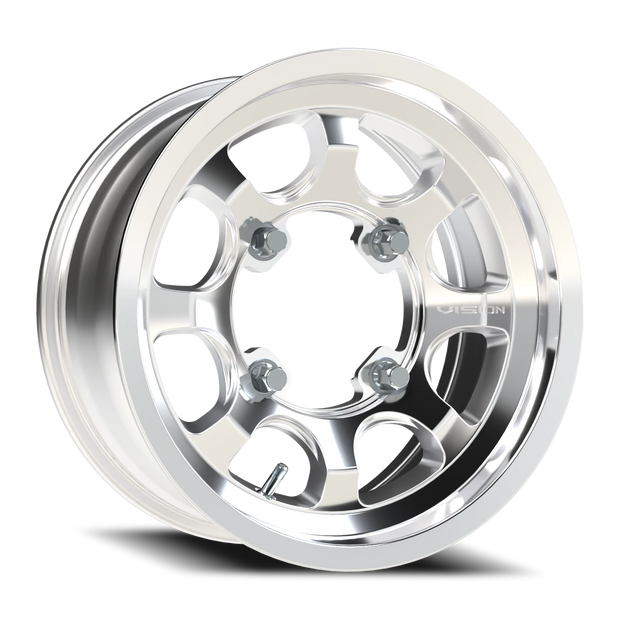 Vision Flow 15x7 4x156 38mm Machined : 351-157156ACMF54