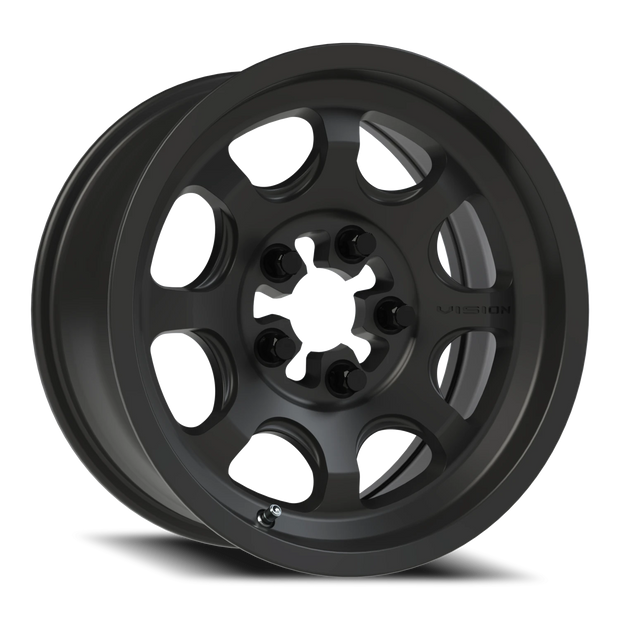 Vision Flow 15x7 5x114.3 38mm Satin Black : 351-157545SB54
