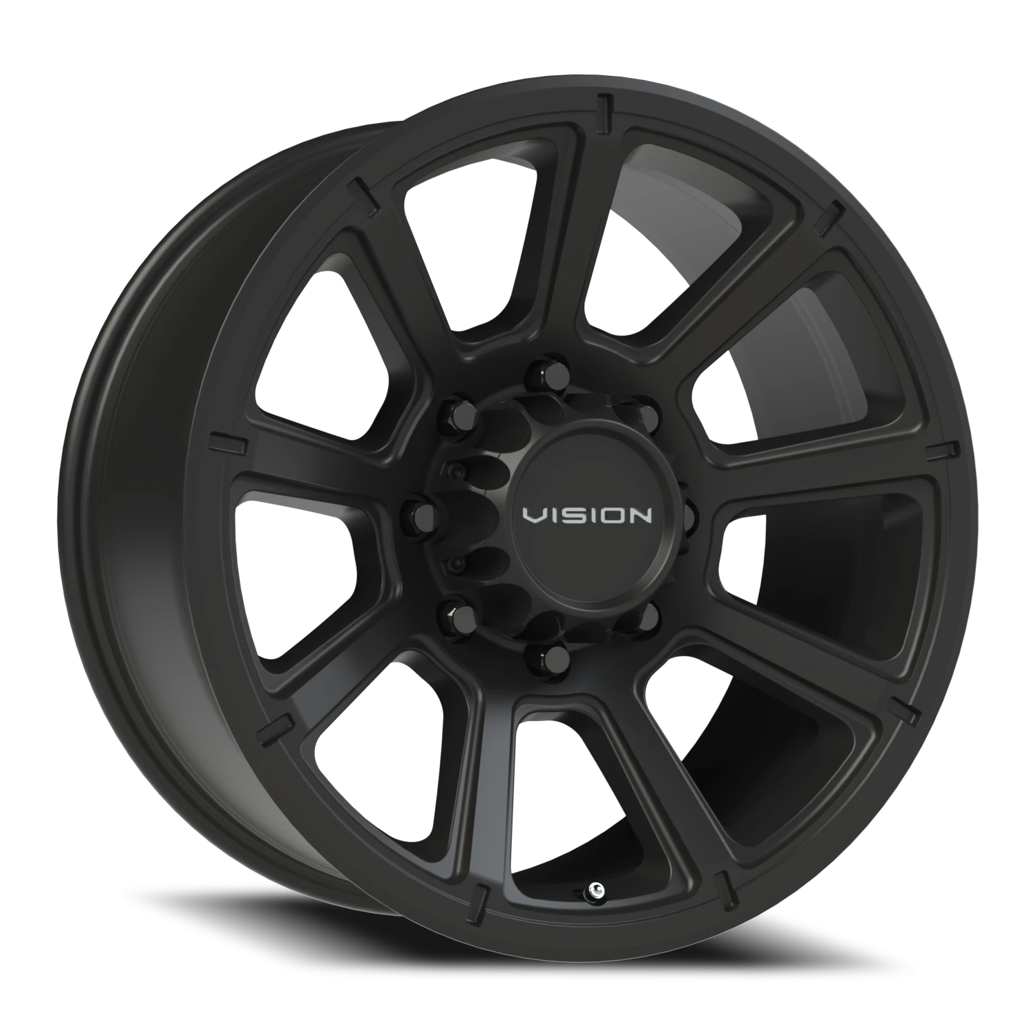 Vision Turbine 17x8.5 8x170 18mm Matte Black : 353-7870MB18