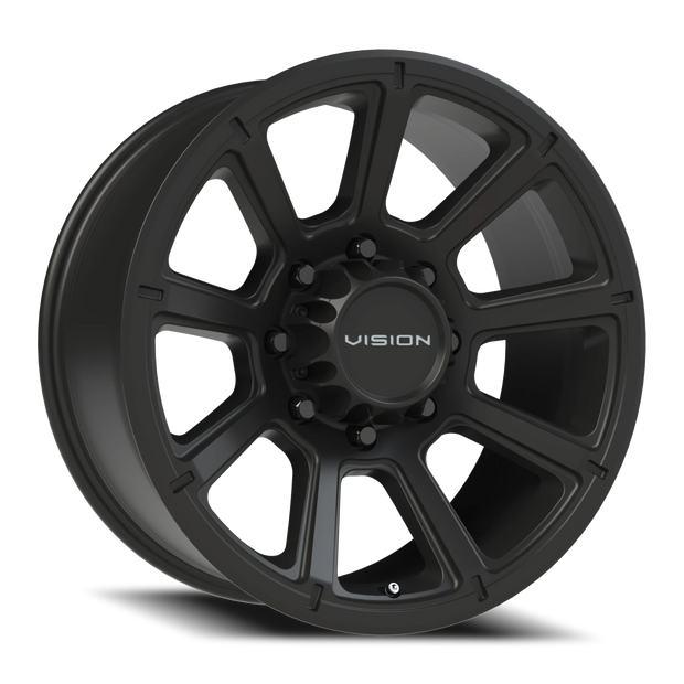 Vision Turbine 17x8.5 8x170 18mm Matte Black : 353-7870MB18