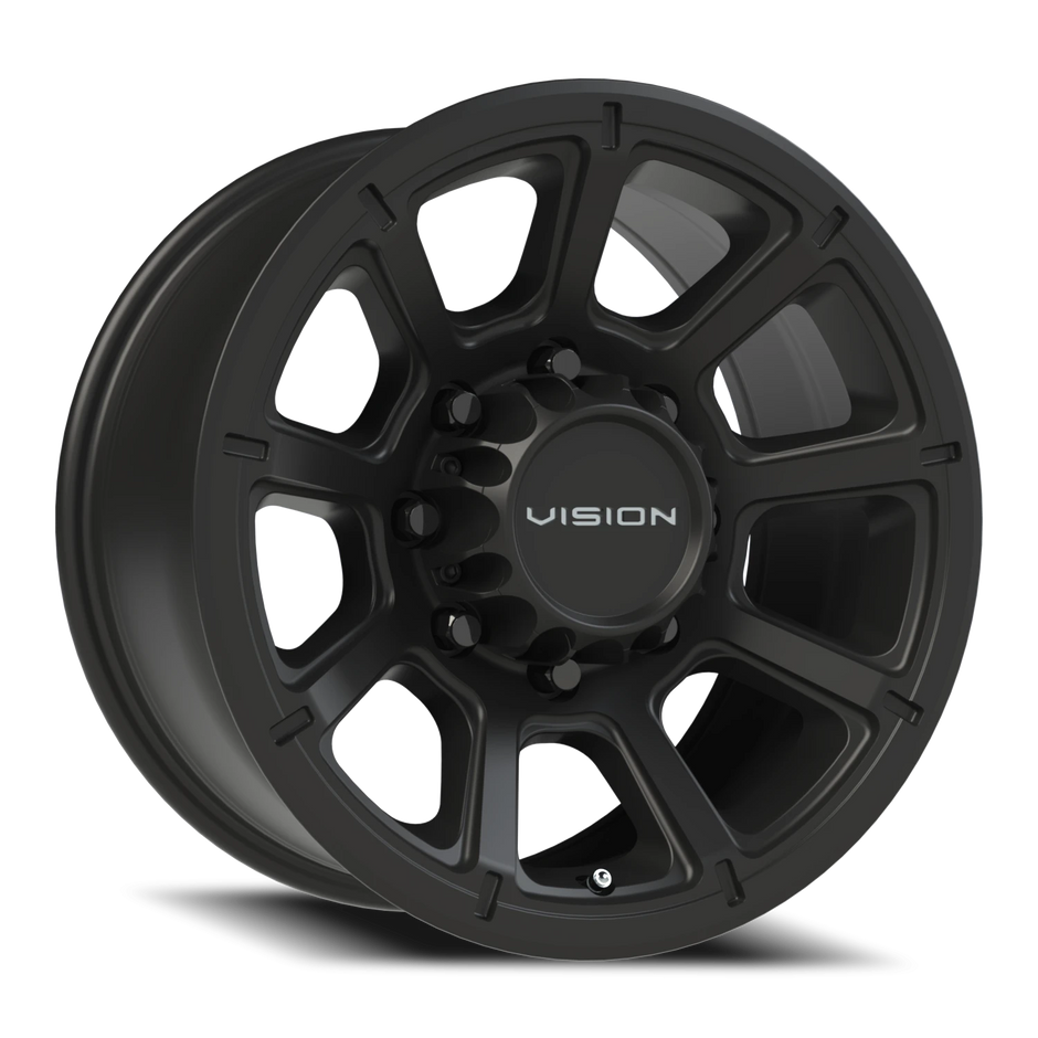 Vision Turbine 16x8 6x139.7 0mm Matte Black : 353-6883MB0