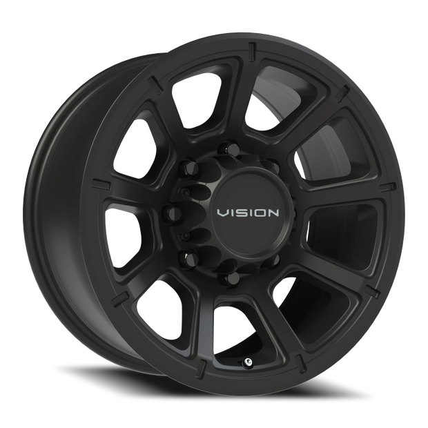 Vision Turbine 16x8 6x139.7 0mm Matte Black : 353-6883MB0