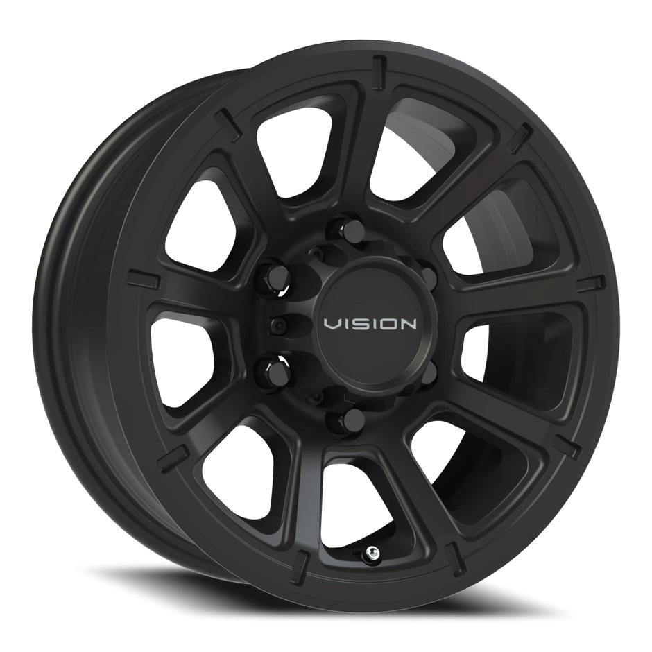Vision Turbine 15x6 6x139.7 0mm Matte Black : 353VTH5683MB0