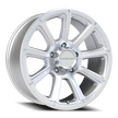 Vision Turbine 17x8.5 5x127 -6mm Winter Paint-Silver( Salt Resistant) : 353-7873WPS-6
