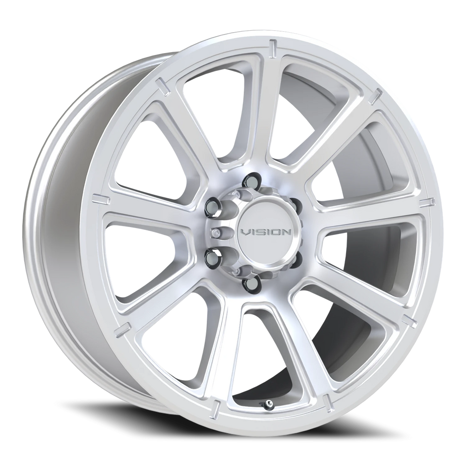 Vision Turbine 18x9 6x139.7 18mm Winter Paint-Silver( Salt Resistant) : 353-8983WPS18