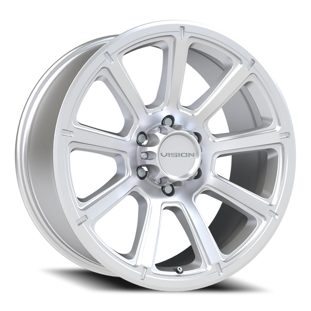 Vision Turbine 16x8 6x139.7 0mm Winter Paint-Silver( Salt Resistant) : 353-6883WPS0