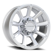 Vision Turbine 17x8.5 8x170 18mm Winter Paint-Silver( Salt Resistant) : 353-7870WPS18