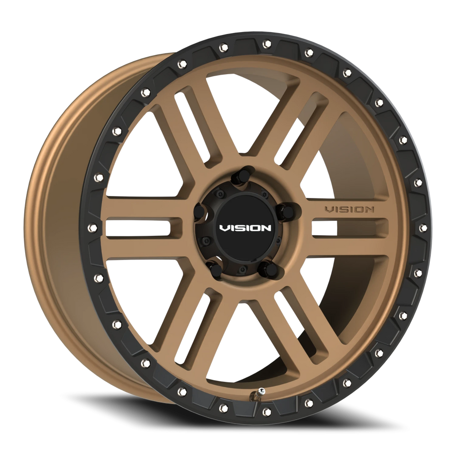 Vision Manx2 17x9 5x150 12mm Bronze (W/ Satin Black Lip SS Bolts) : 354-7950BZBL12