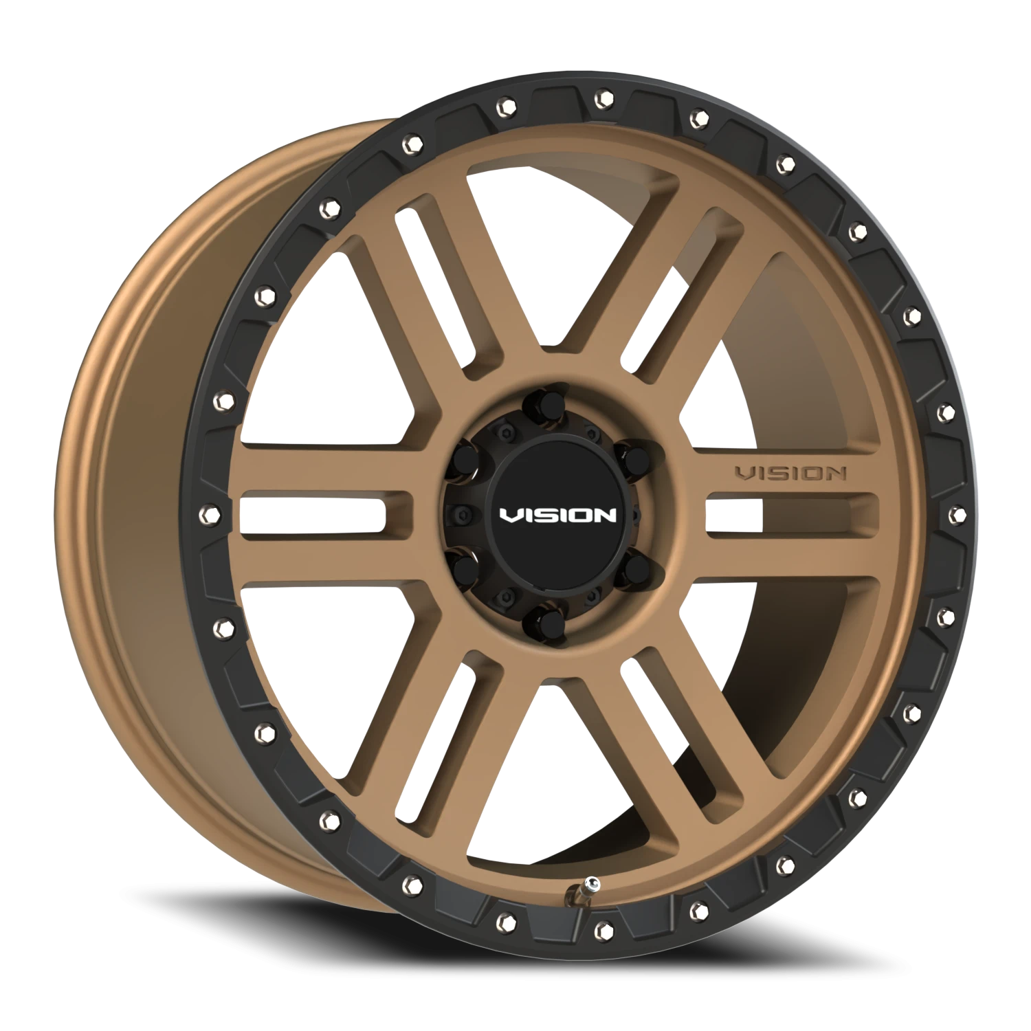 Vision Manx2 20x9 6x139.7 12mm Bronze (W/ Satin Black Lip SS Bolts) : 354-2983BZBL12