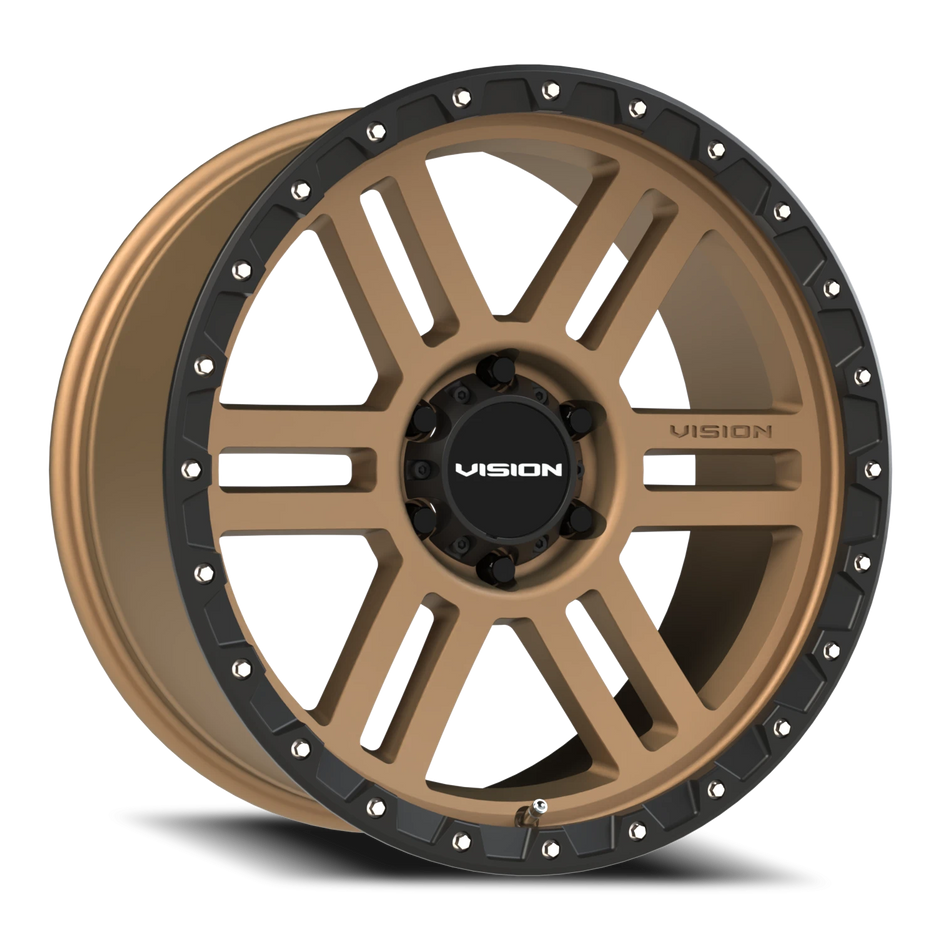 Vision Manx2 20x9 6x139.7 12mm Bronze (W/ Satin Black Lip SS Bolts) : 354-2983BZBL12