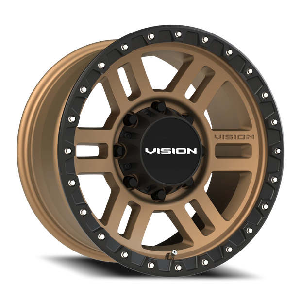 Vision Manx2 18x9 8x170 12mm Bronze (W/ Satin Black Lip SS Bolts) : 354-8970BZBL12