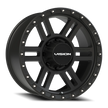 Vision Manx2 17x9 8x165.1 -12mm Satin Black (Stainless Steel Bolts) : 354-7981SB-12