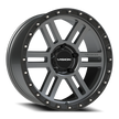 Vision Manx2 20x9 5x139.7 -12mm Satin Grey (W/ Satin Black Lip SS Bolts) : 354-2985SGBL-12