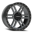 Vision Manx2 20x9 6x139.7 12mm Satin Grey (W/ Satin Black Lip SS Bolts) : 354-2983SGBL12