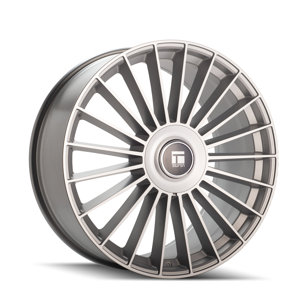 Touren Tr10 3610 Satin Silver Machined 22x9 5-115/5-139.7 20mm 78.1mm - 3610-22988S20