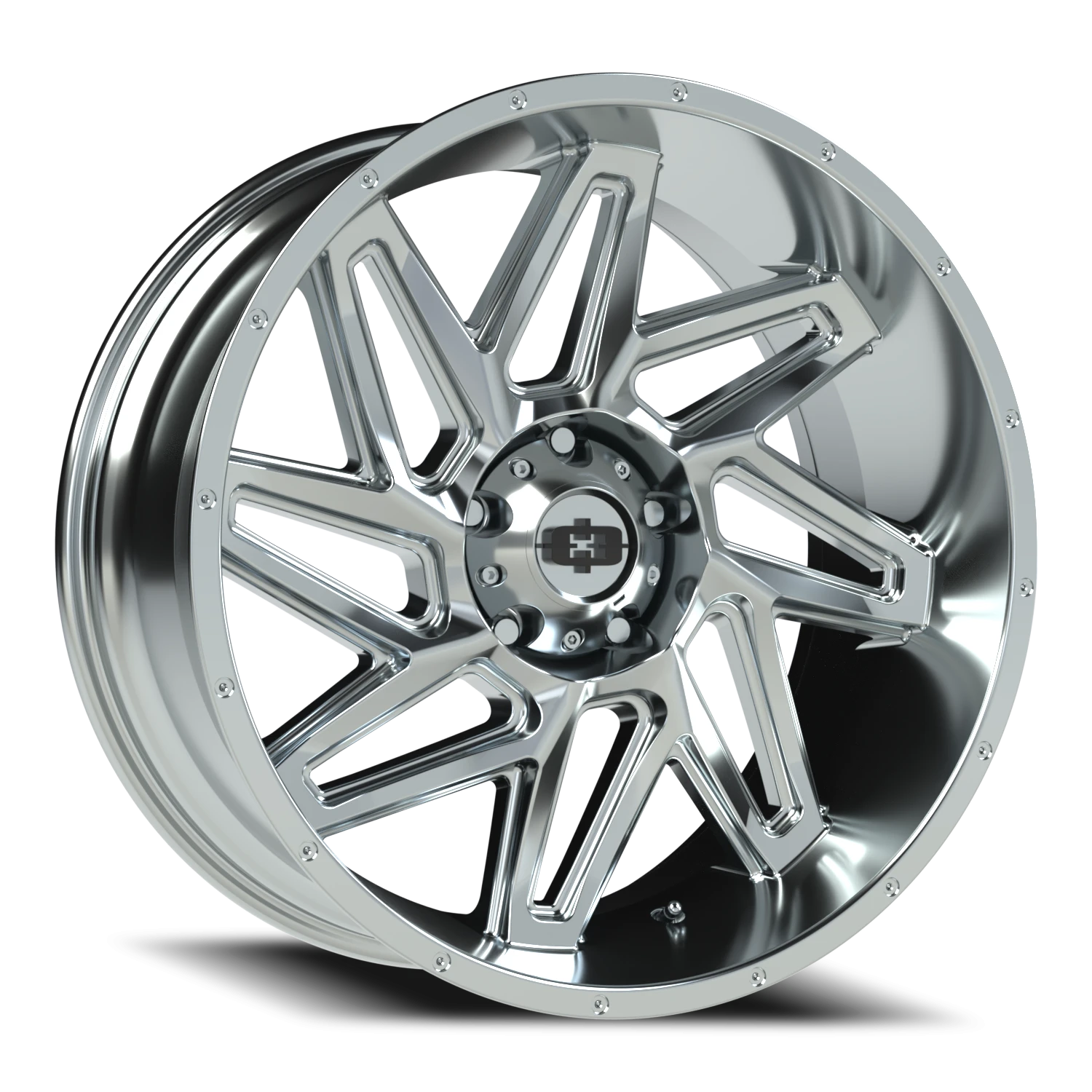 Vision Spyder 20x12 5x127 -51mm Chrome : 361-20273C-51