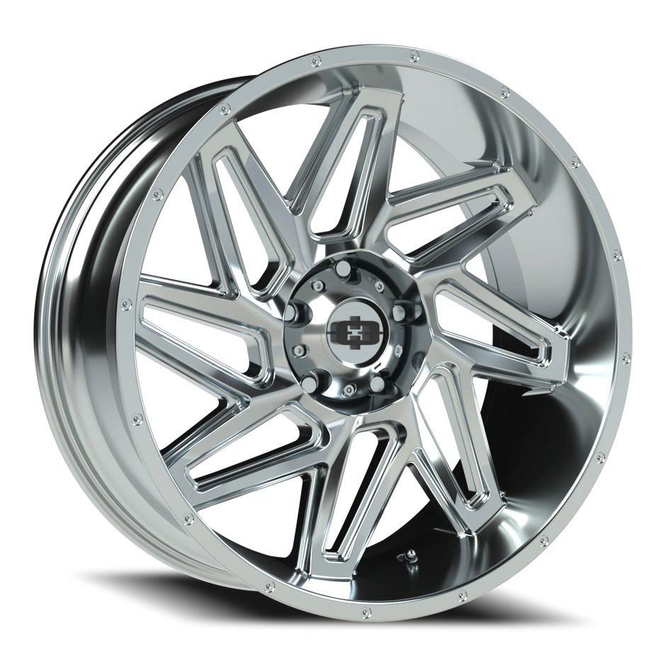 Vision Spyder 20x12 5x127 -51mm Chrome : 361-20273C-51